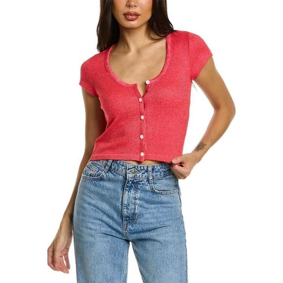 Rag & Bone The Knit Rib Scoop Neck Tee NEW - Picture 9 of 9